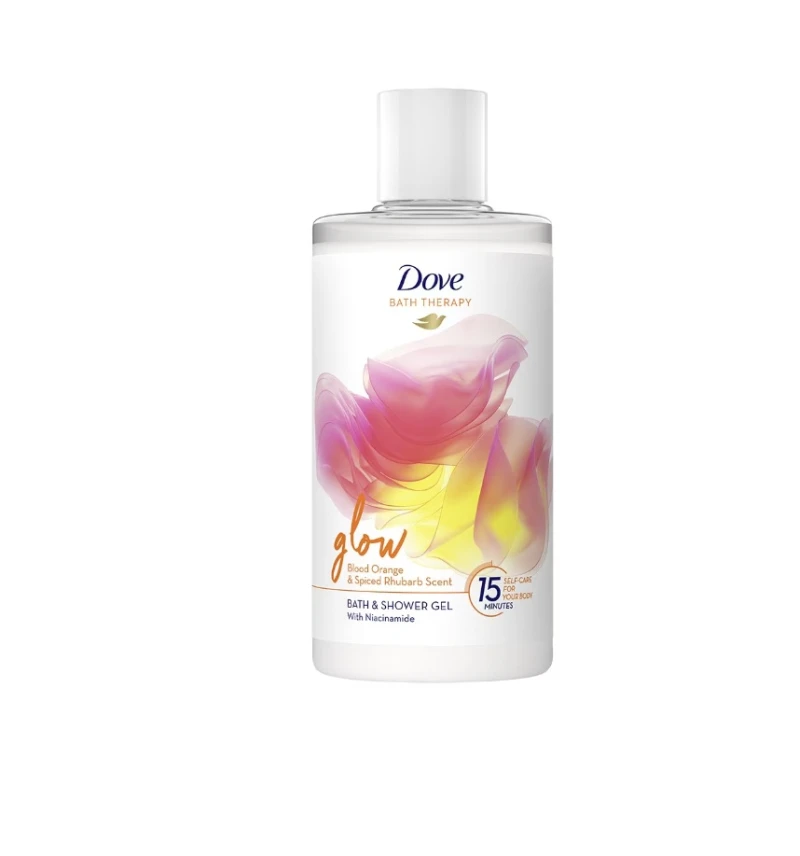DOVE GEL DUS 400ML GLOW ORANGE